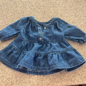 GAP Denim Tiered Baby Tunic - Blue